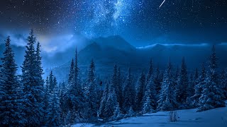 12 Hours of Relaxing Piano Music for Sleeping - Sleep Music, Winter Photos, Stress Relief (Sara)