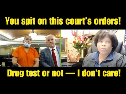 No Excuses: Judge Boyd DESTROYS Man for Skipping Drug Tests