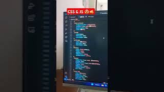 Html vs css & js website design and development #coding #programming #tech #fyp #html #tranding