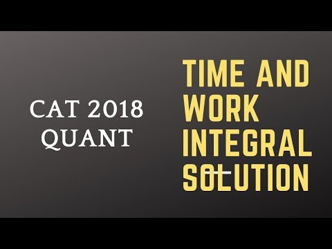 CAT 2018- Quant Questions-Part 1