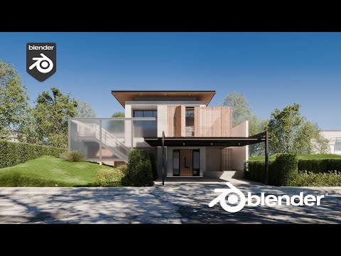 Easy Realistic Architecture And Environments In Blender - Beginner Full tutorial