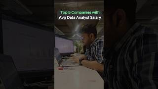Top 5 Companies with Avg Data Analyst Salary 📊 #datascience #datanalytics #viralshorts