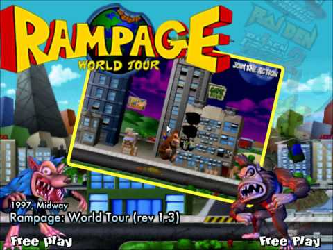 Rampage World Tour theme for HyperSpin