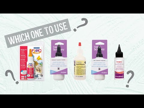 Liquid Sculpey | Fimo Liquid | Kato Liquid Polyclay | Sculpey Bake and Bond