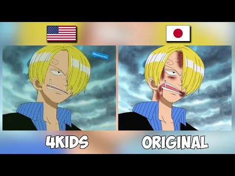 One Piece censorship comparison Arlong Park