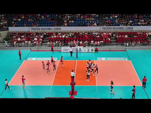 Creamline vs Akari Semis Set 1 won by Creamline 25 - 18 Akari