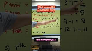 #Sequences #GCSE #Maths #revision #card #30 #Foundation #higher  #number #algebra #Generating