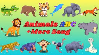 Animals ABC 19TH4 | Safari Animal Sounds Song + More Song | Kids TV