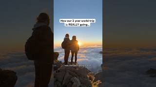 How 2 years of full time travel is REALLY going. #travelvlog #travelcouple #worldtrip