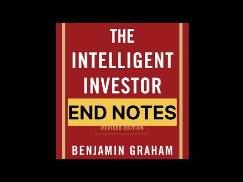📘 Endnotes – The Intelligent Investor
