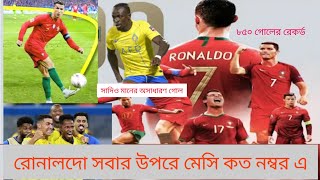 ৫ গোলের জয়ে রোনালদোর ৮৫০ গোলের রেকর্ড! |Cristiano Ronaldo scored 850th Career Goal in Al Nassr,