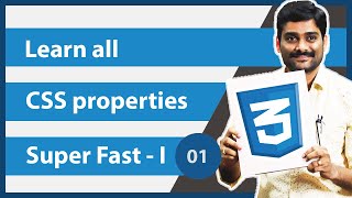 CSS Quick Tutorial for Beginners Part1 | Learn All CSS Properties Super Fast  🚀