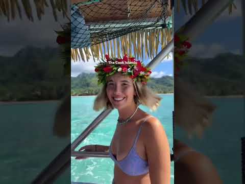 Is This The Hawaii of The South? #tropicalparadise #tropicalisland #cookislands #tropicalvibes