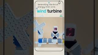 I made a wind turbine using Cubroid coding blocks! ⚡️