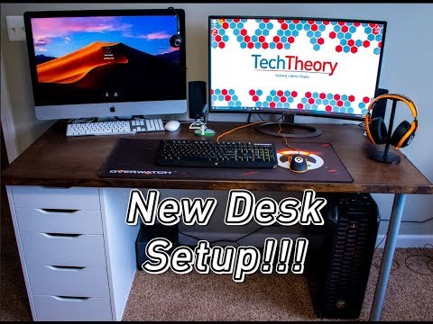 New Desk Setup Tour | TechTheory
