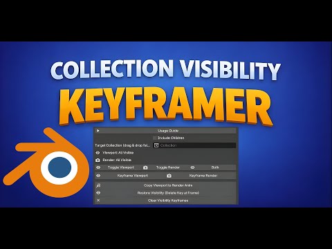 blender Collection Visibility Keyframer Addon I Tutorial Guide