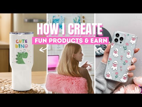 How to Start a Small Business Online with FUN Products 🌟|  Built a Print on Demand Brand From Home