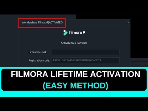 how to activate filmora