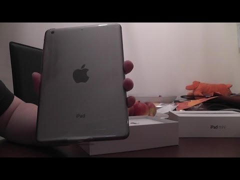 iPad Mini Retina 128GB space grey WiFi model unboxing