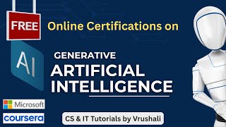 Free Artificial Intelligence Certification Courses You Can Start Today!  @csittutorialsbyvrushali