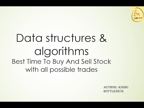 Best time to buy and sell stocks with max possible trades with max profit