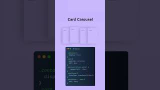 Card Carousel | Web Development #html #coding #css #html5 #dukeofcode #webcode