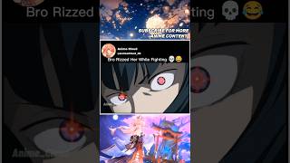 Bro Rizzed Her While Fighting 💀😂 | Darker than Black | #anime #animeedits #shorts #otakus
