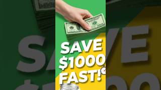 How to Save $1000 Fast | Simple Money Saving Tips