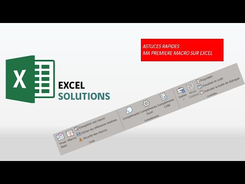 Astuces Excel - Réaliser ma première macro