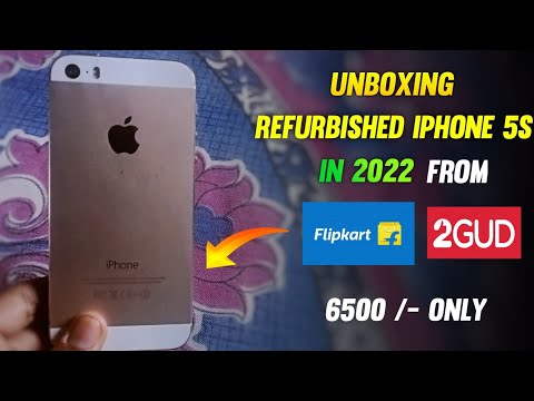 Unboxing refurbished iphone 5s from 2gud.com in 2022