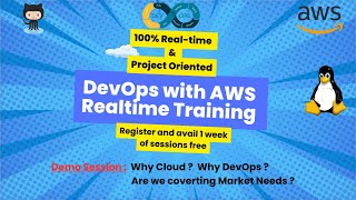 DevOps With AWS Realtime Training| Demo Session | DevOps | AWS| Job Market 2024|How to learn DevOps?