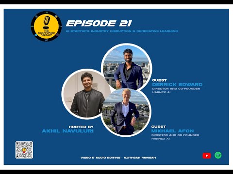 The Tech'o'Space Podcast Episode 21 - AI Startups, Industry Disruption & Generative Learning