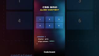 CSS Grid Align-Content HTML CSS #coding #webdevelopment 🚀