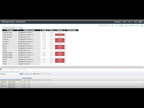 Rich Text Commentary using TM1 and Cognos BI
