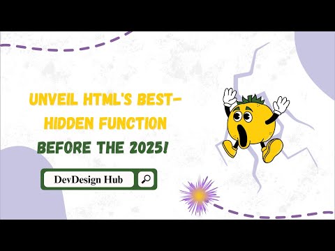 Hidden function of Html - HTML5 2024