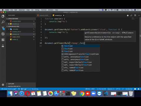 add event listener in javascript
