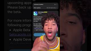 Should you download the IOS 26 Public Beta?? #carterpcs #tech #techtok #ios26 #iphone17
