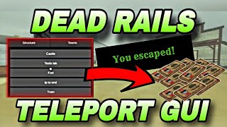 [BEST] Dead Rails Teleport All Script | Get Bonds | Roblox Scripting | DirectLink*