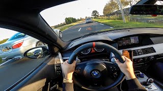 BMW M5 E60 Eisenmann RACE Exhaust POV Drive + 2 Other M5 E60 Eisenmann! PURE V10 SOUND!