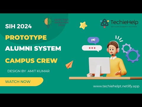 Prototype of Implementation of the Alumni Association platform for the University/Institute.SIH 2024
