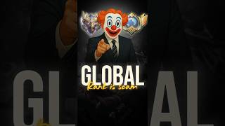 GLOBAL RANK IS A SCAM! #mobilelegends #mlbb #shorts