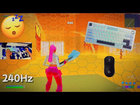AULA F75 ASMR🤩 Box Fights 📦 Satisfying Keyboard Fortnite 240 FPS Smooth 4K