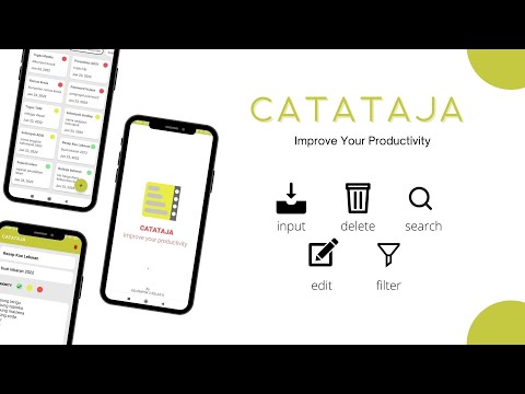 DEMO Aplikasi CATATAJA | UAS TAM Kelompok 2 Kelas D
