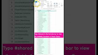 Learn How to See All Functions in Power Query