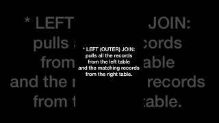 SQL Joins -types of joins #bigdata #interviewquestions #join #types #mysql #sqlinterviewquestions