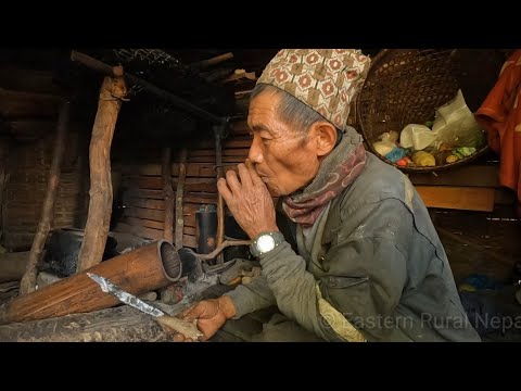 Old Man surviving Alone and living Happy || Eastern Rural Nepal