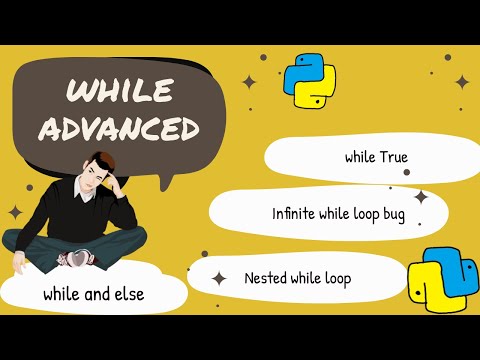 How to use while with nested while, with else and resolve infinite while loop bug in python?