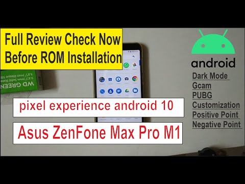 Android 10 Pixel Experience ROM for Asus ZenFone Max ProM1| Stable ROM|Gcam|DarkMode|Technical Split