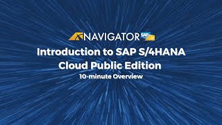 Introduction to SAP S4HANA Cloud Public Edition, 10-minute Overview Demo