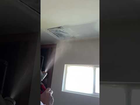 Spraying texture #construction #drywall #huntingtonbeach